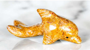 Banded Marble Dolphin - 2”