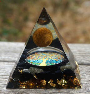 Assorted/Handcrafted Orgonite Pyramid - Positive Energy Generator